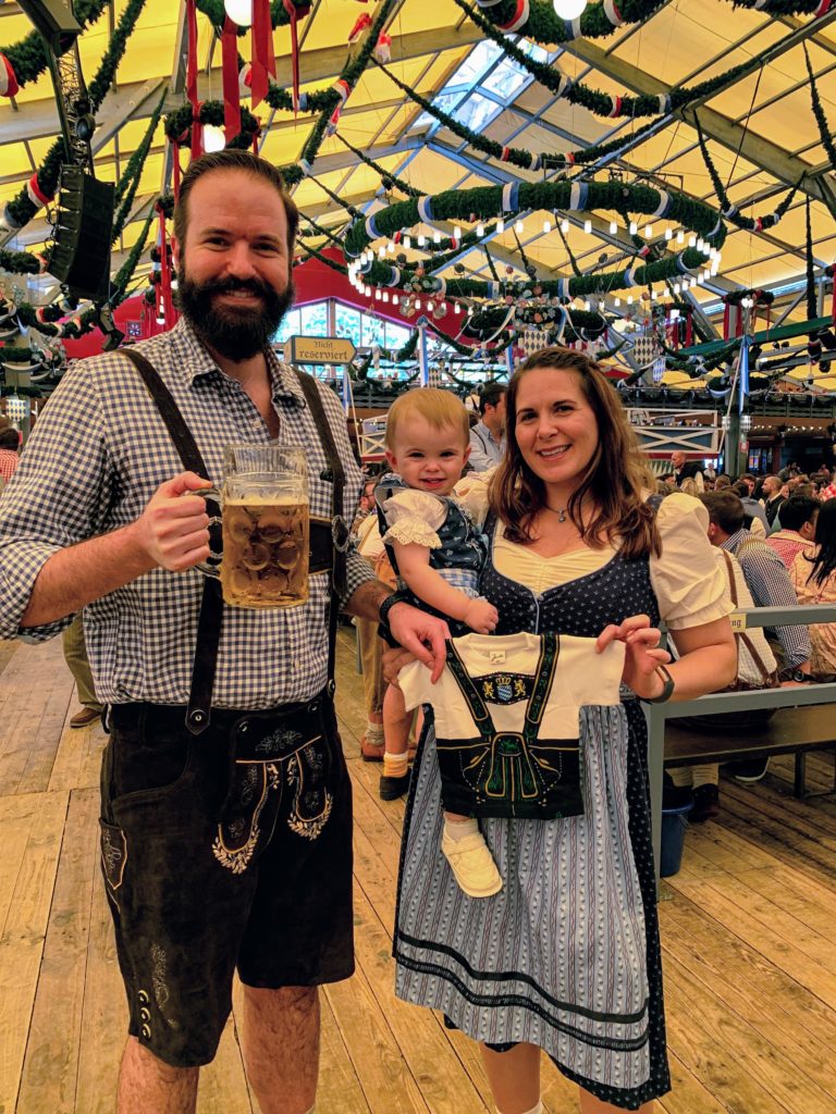 Oktoberfest Baby Announcement